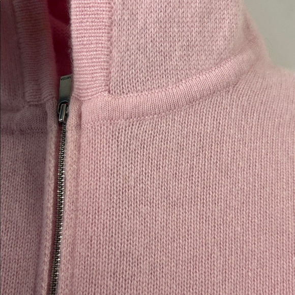 Aritzia Light Pink Zip-Front Hooded Cardigan - Picture 9 of 12